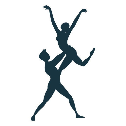 Balé bailarina postura bailarina silhueta balé Desenho PNG