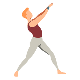 Bailarina de ballet ballet plana Diseño PNG