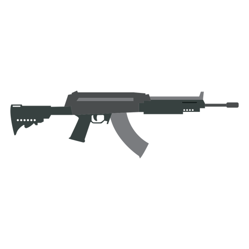 Charger weapon flat gun PNG Design