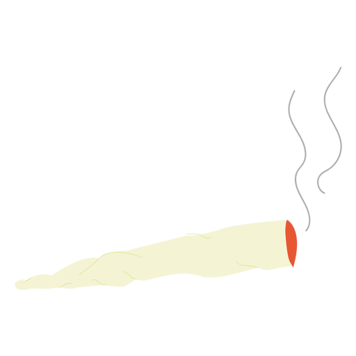 Fumaça de cigarro enrolada fumando achatada Desenho PNG