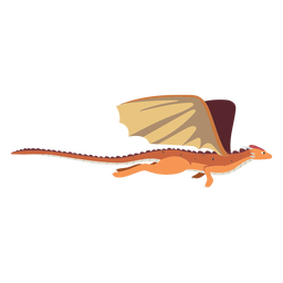 Dragon wing tail scales flying illustration snake Transparent PNG