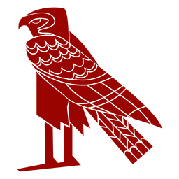 Bico de águia asa em forma de garra silhueta detalhada de pássaro Desenho PNG