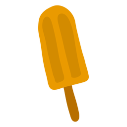Palito de helado plano verano Diseño PNG