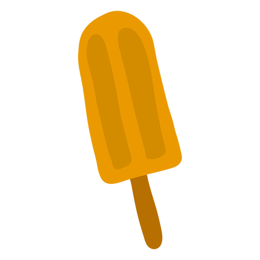 Ice cream stick flat summer