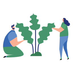 Planta hombre mujer árbol hoja persona plana Planta hombre mujer árbol hoja persona plana