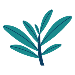Planta árbol arbustos hoja planta plana Diseño PNG