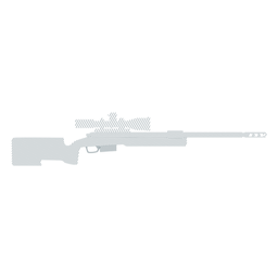 Arma de ponta de barril de carregador de rifle arma silhueta listrada Transparent PNG