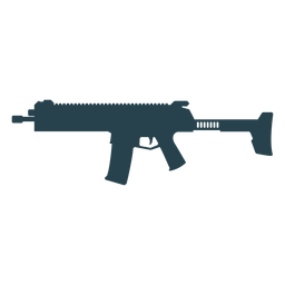 Carregador de metralhadora bunda arma barril silhueta arma Desenho PNG