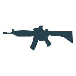 Carregador de arma, metralhadora, barril, silhueta, arma Desenho PNG