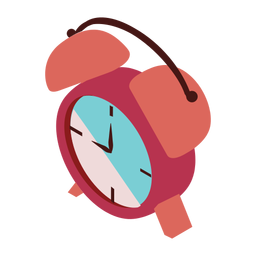 Wecker Pfeil flach PNG-Design