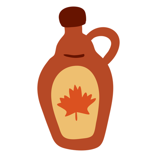 Amphora pot liquid leaf maple flat