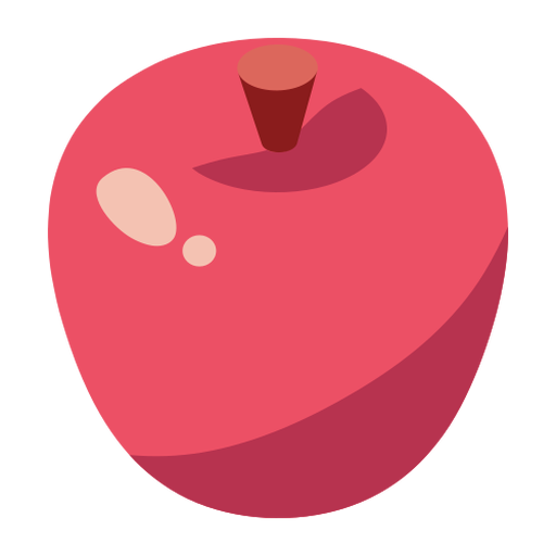 Plano rojo manzana