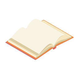 Buchhandbuch Seite flach PNG-Design
