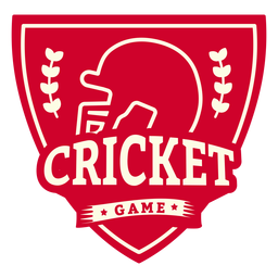 Cricket Game Helmet Branch Badge Sticker PNG & SVG Design For T-Shirts