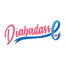 Adesivo de emblema de coração com fita Diabadass Desenho PNG