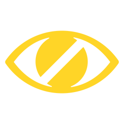 Adesivo de crachá de pupila cega Desenho PNG