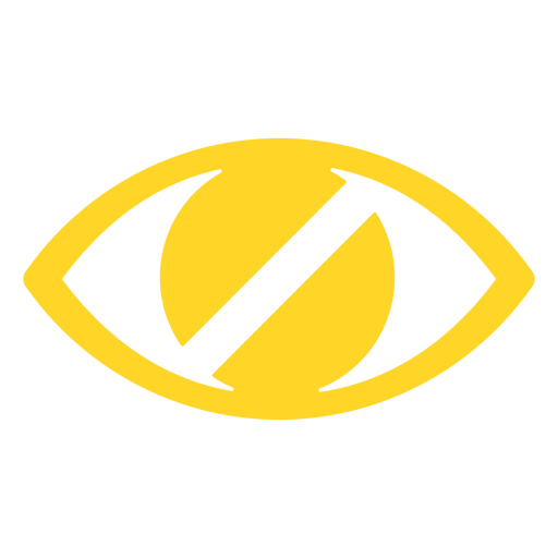 Etiqueta engomada de la insignia de la pupila ciega del ojo Diseño PNG