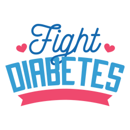 Diabetes ribbon drop badge sticker - Transparent PNG & SVG vector file