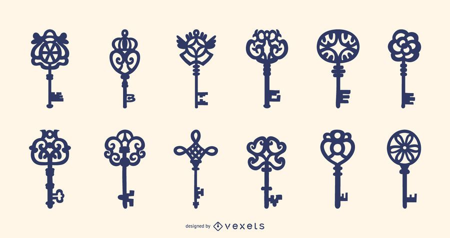 Ornamental keys collection Ornamental keys collection