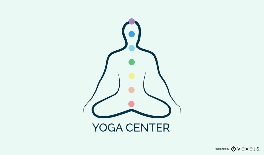 Yoga center logo template Yoga center logo template