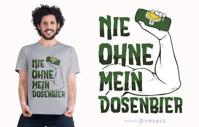 Beer quote german t-shirt design Beer quote german t-shirt design