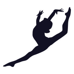 Gymnastic Female Athlete Silhouette, Athletes, Athlete Silhouettes, Female  Silhouette PNG Hd Transparent Image And Clipart Image For Free Download -  Lovepik