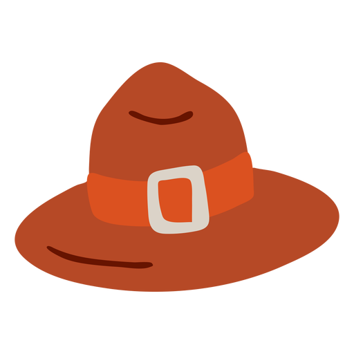 Sombrero de ala plana Diseño PNG