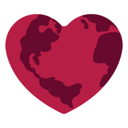 Heart badge sticker PNG Design