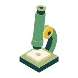 Microscope optics magnification flat PNG Design