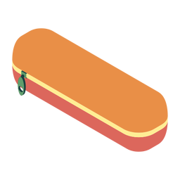 Estuche para bolígrafo plano Diseño PNG