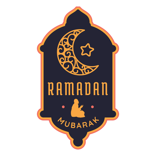 11d628d578f80c5497dbee315d9fb752 ramadan mubarak crescent half moon badge