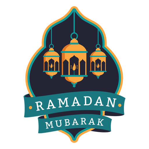 Ramadan Mubarak Light Lamp Candle Badge Sticker Transparent Png Svg Vector File