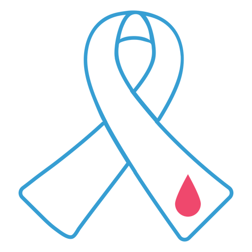 Blood Drop Type 1 Diabetes T1D Ribbons