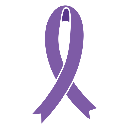 Ribbon silhouette detailed PNG Design