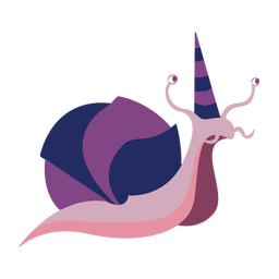 Die Schneckenhelix muss flach verschlossen sein PNG-Design