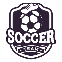 Adesivo de distintivo de chuteira de time de futebol Desenho PNG