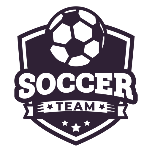 Fußball-Team-Ball-Abzeichen-Aufkleber PNG-Design