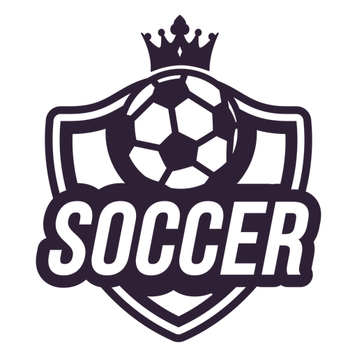 Soccer ball badge sticker PNG Design