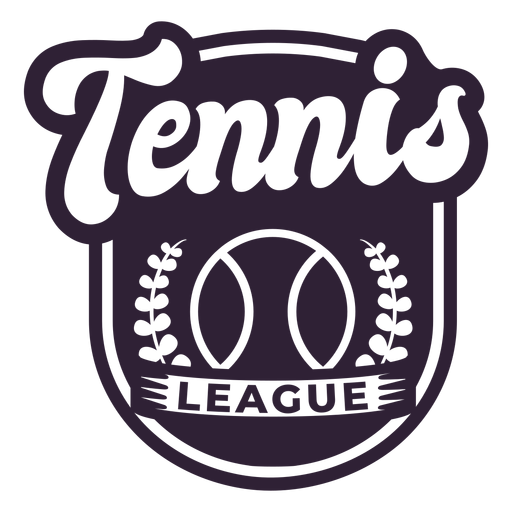 Insignia de la rama de pelota de la liga de tenis ...