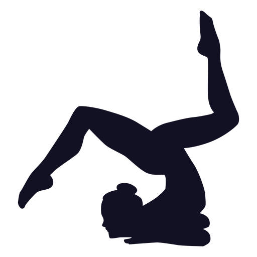 Download Woman Gymnast Exercise Silhouette Transparent Png Svg Vector File