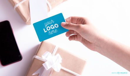 Gift Card Mockup Design Gift Card Mockup Design