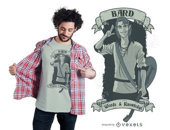 Design de t-shirt Bard