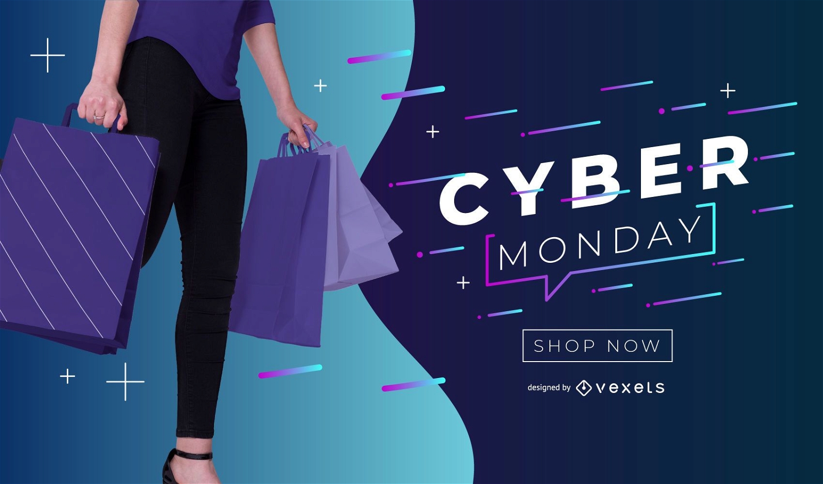 Cyber Montag bearbeitbares Banner