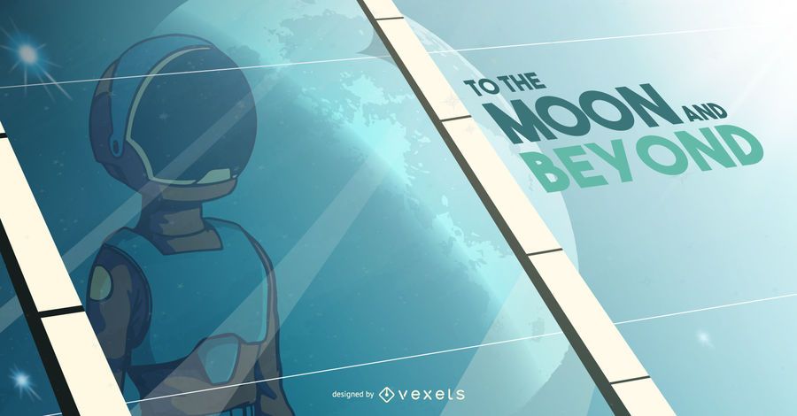 Ilustración del espacio astronauta Ilustración del espacio astronauta