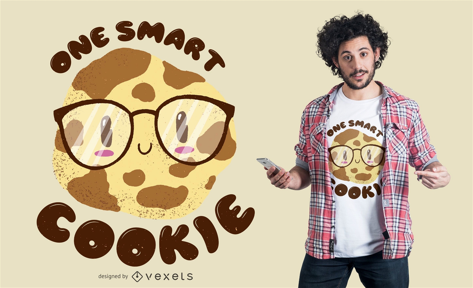 Dise?o de camiseta Smart Cookie