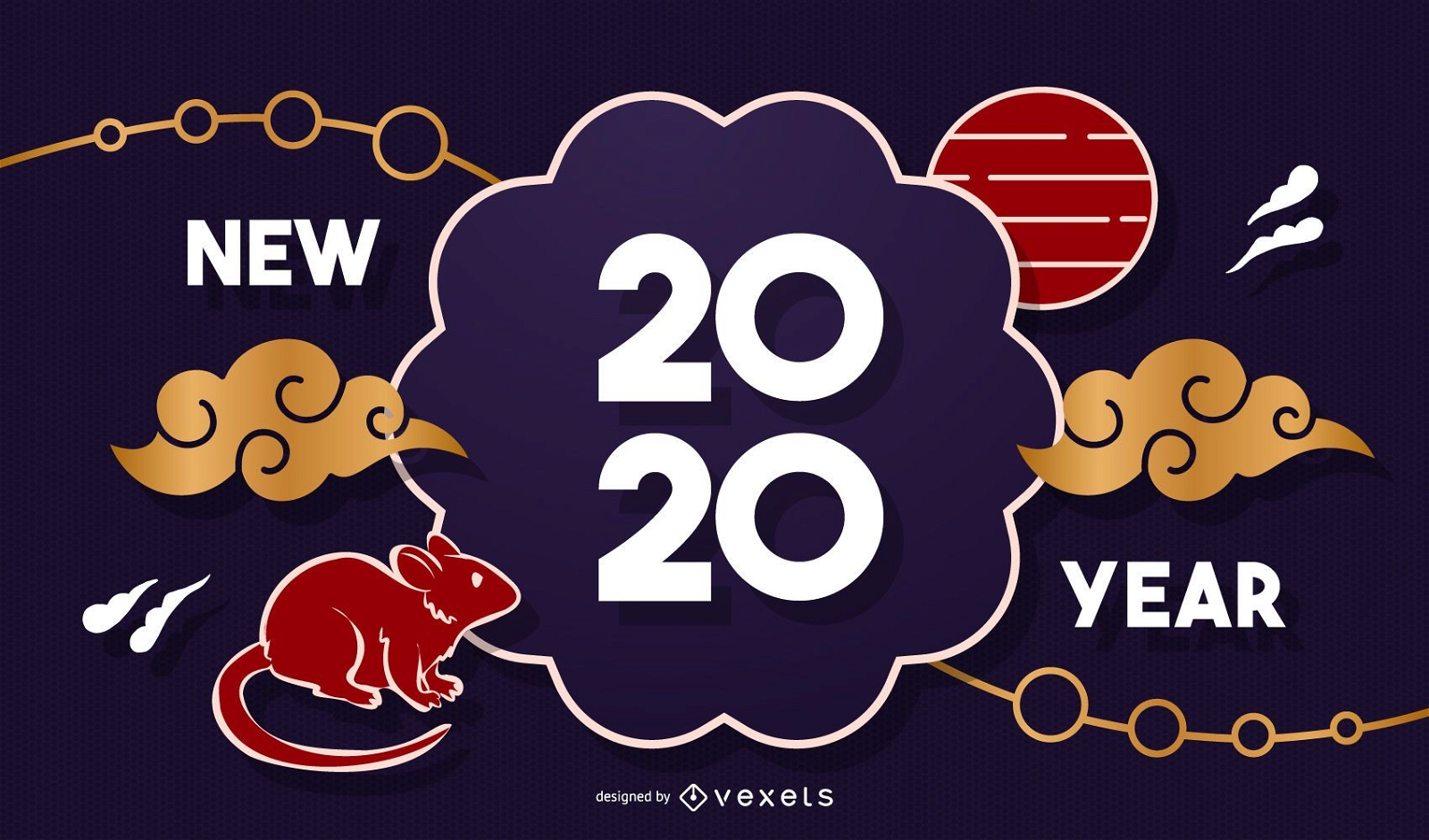 Chinese new year banner template