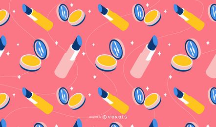 Isometric lipstick pattern design