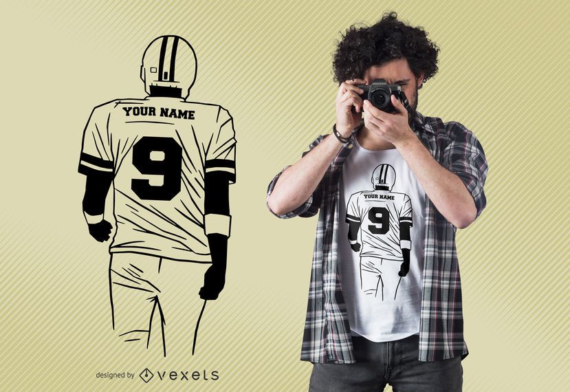 American football editable t-shirt design American football editable t-shirt design