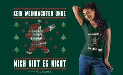 Ugly sweater german t-shirt design