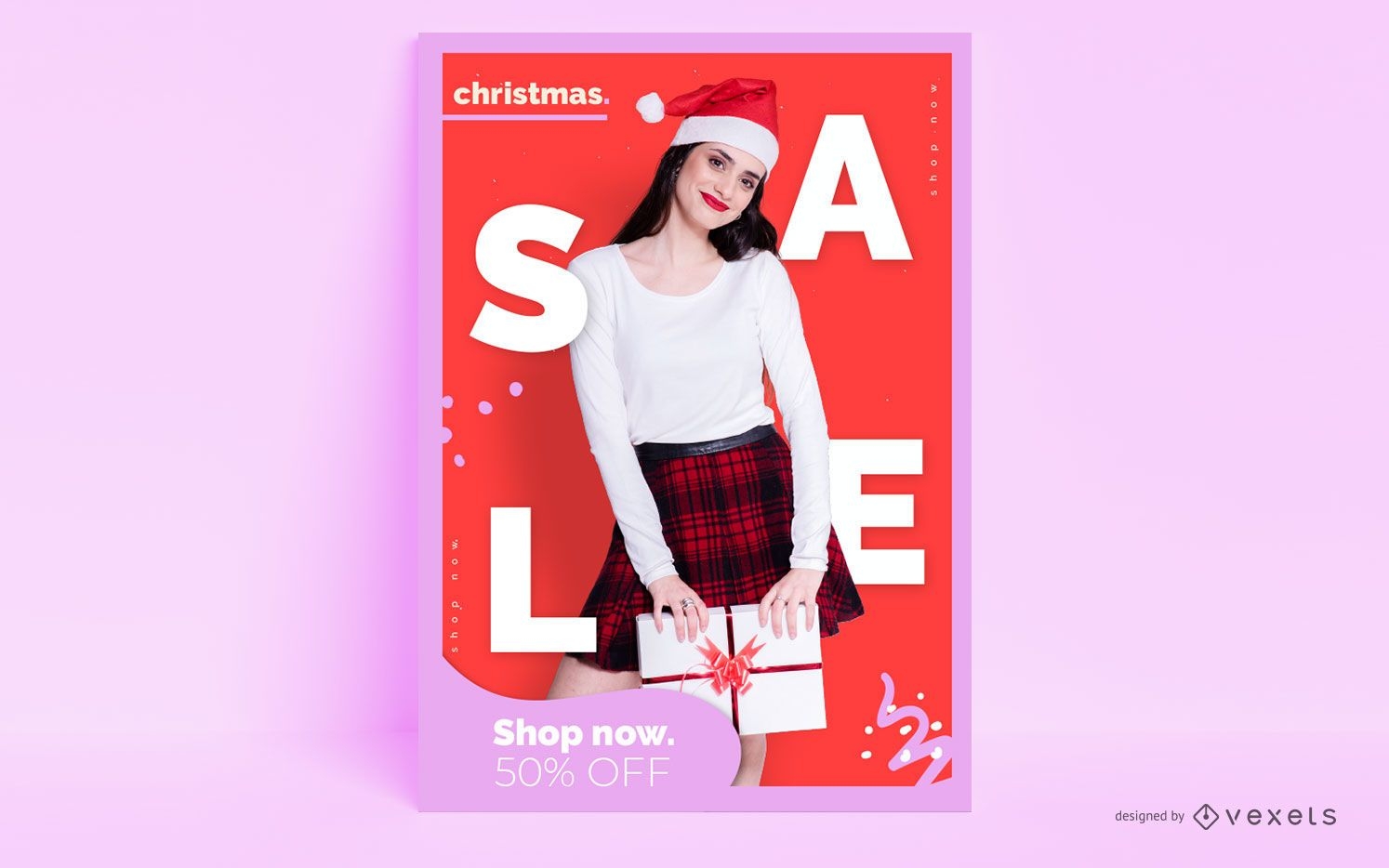 Christmas editable poster